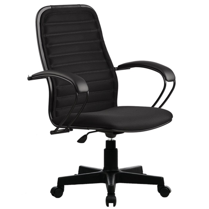 Кресло CP-5 Pl, ткань-сетка, чёрное