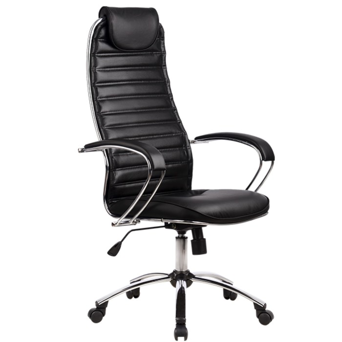 Кресло BC-5 Ch, натуральная кожа, чёрное