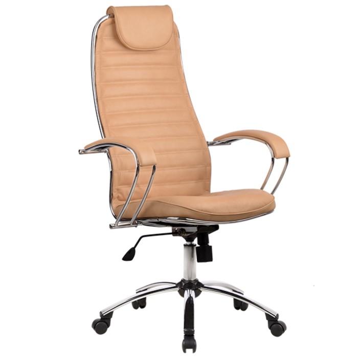 Кресло BC-5 Ch, натуральная кожа, бежевое