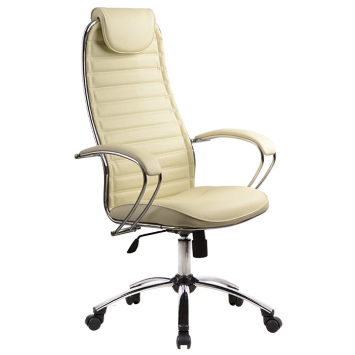 Кресло BC-5 Ch, кожа, бежевое