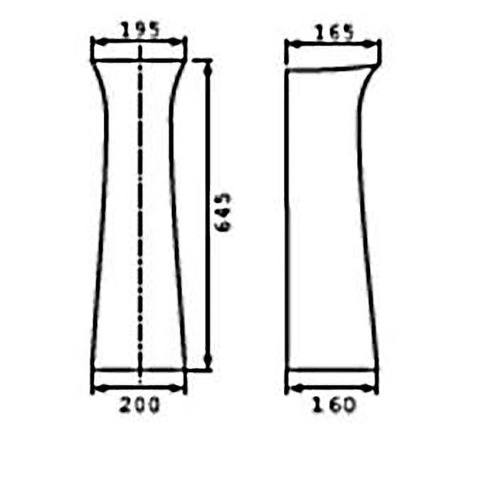 Пьедестал "Eko 2000", для раковин, цвет белый