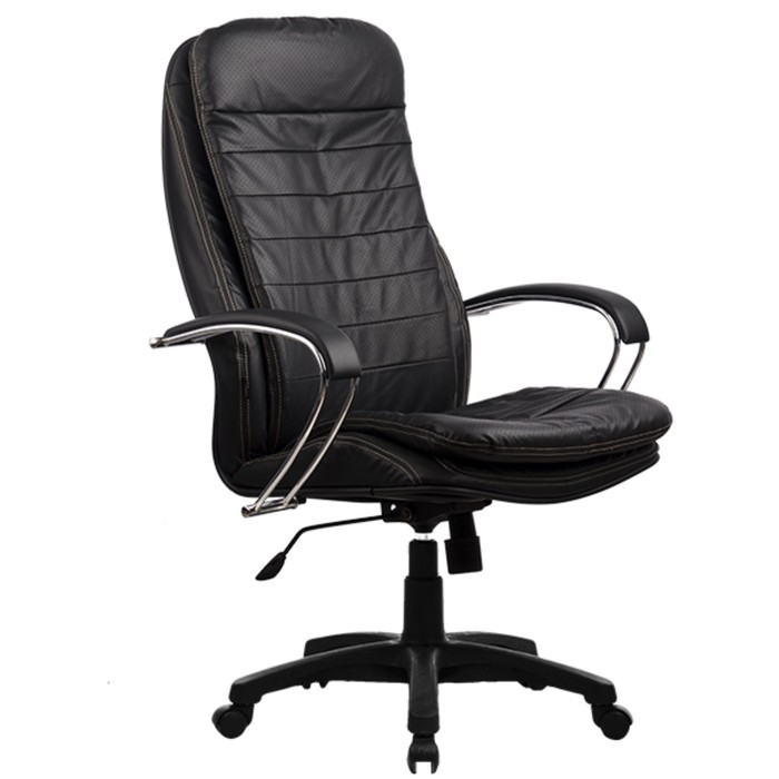 Кресло LK-3 PL, экокожа, чёрное