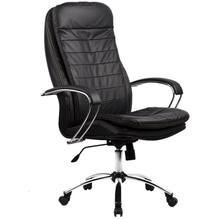 Кресло LK-3 CH, экокожа, чёрное
