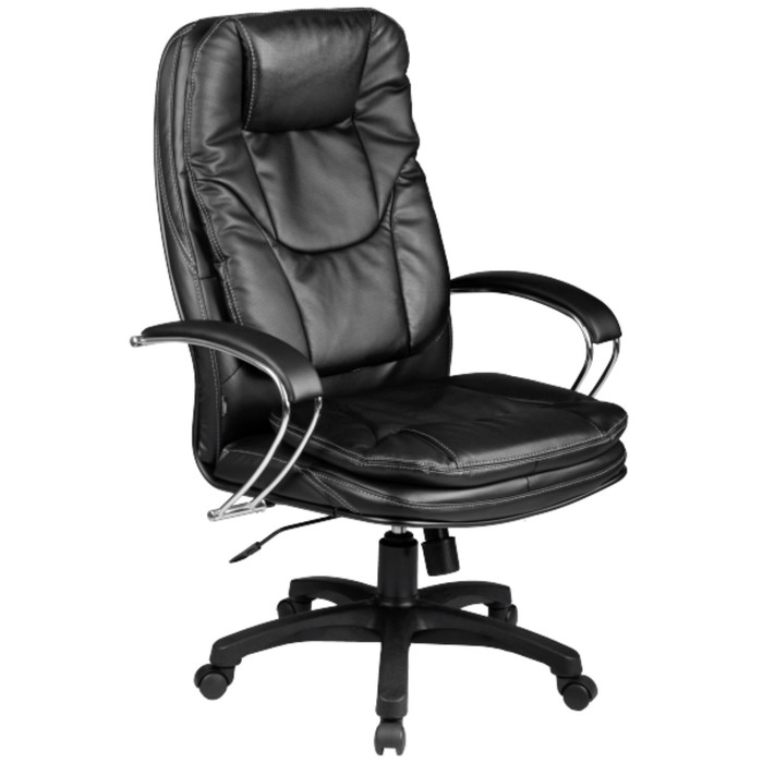 Кресло LK-11Pl, кожа, чёрное