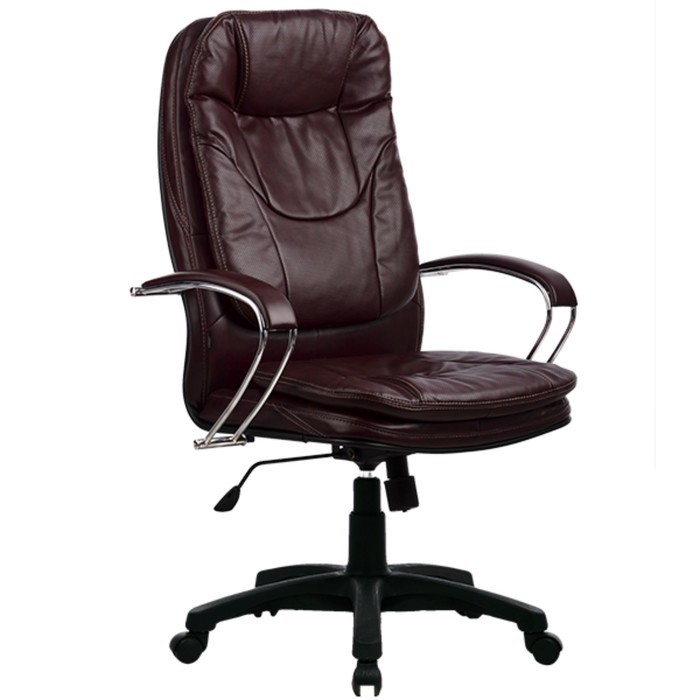 Кресло LK-11Pl, кожа, бордовое