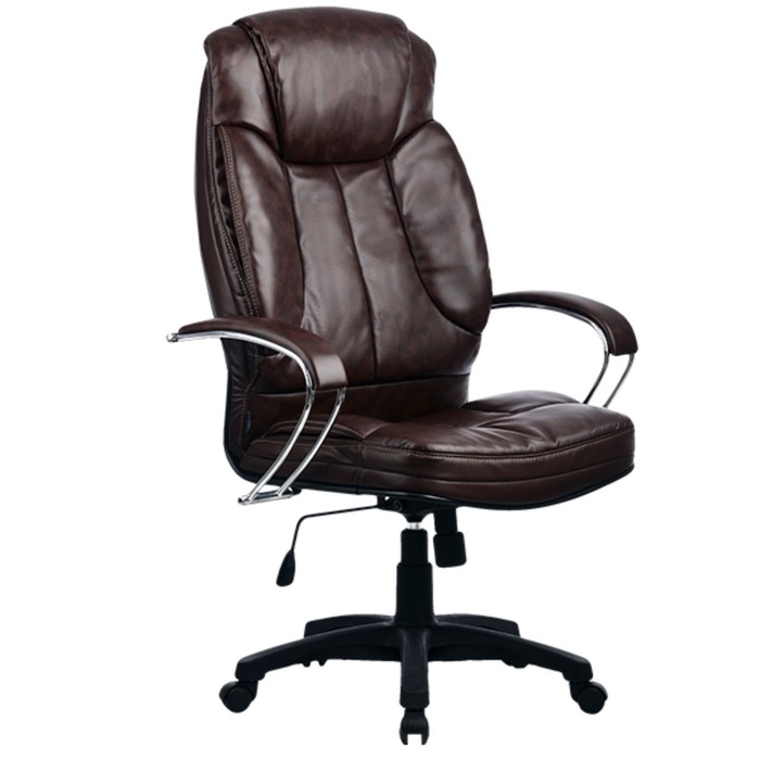 Кресло Lk-13 Pl, кожа, коричневое