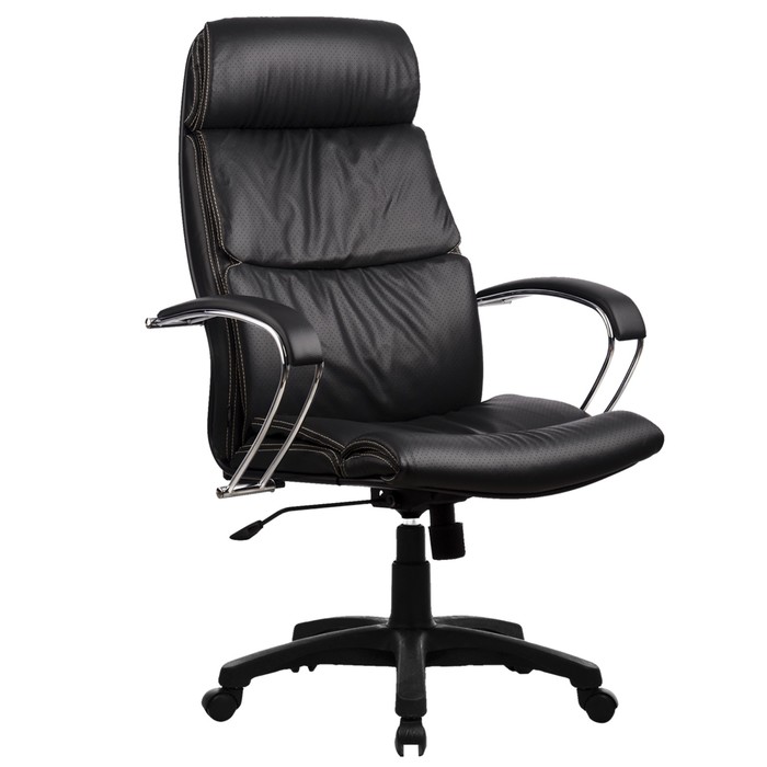 Кресло LK-15 PL, экокожа, чёрное