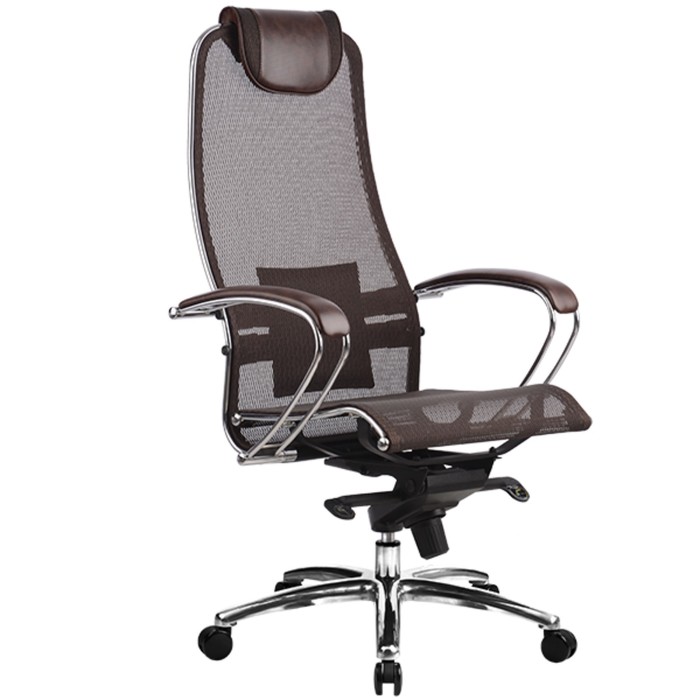 Кресло Samurai S-1.02, тёмно-коричневое