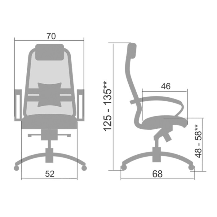 Кресло Samurai SL-1.02, тёмно-бордовое