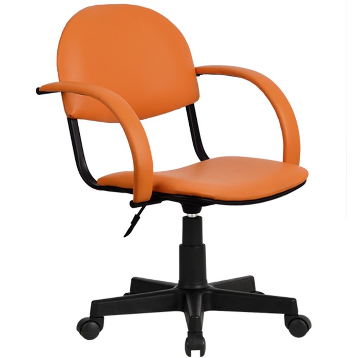 Кресло MP-70 Pl, искусственная кожа, оранжевое