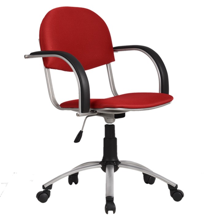 Кресло МА-70 Al, ткань-сетка, красное