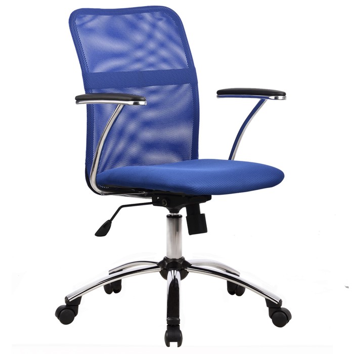 Кресло FK-8 Ch, ткань-сетка, синее