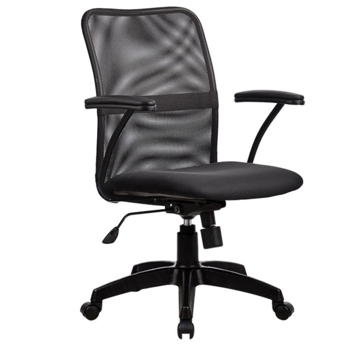 Кресло FP- 8 Pl, ткань-сетка, тёмно-серое