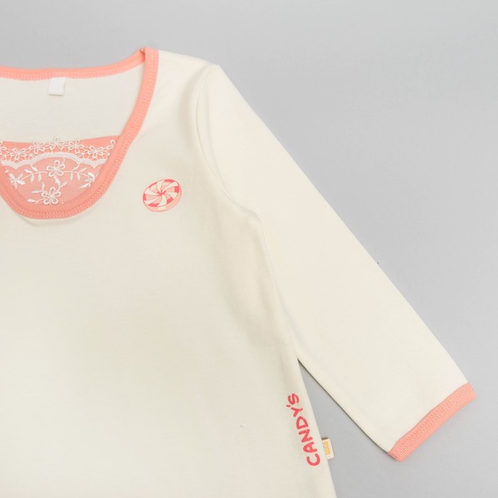 Сорочка для девочки, рост 92 см, цвет ванильный К-СР-333А_М