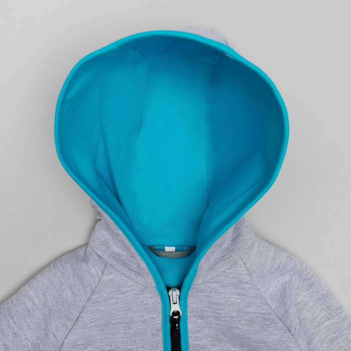 Костюм для мальчика(куртка,брюки), рост 122, цвет серый КЛ-29