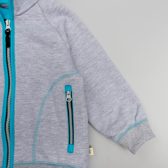 Костюм для мальчика(куртка,брюки), рост 122, цвет серый КЛ-29