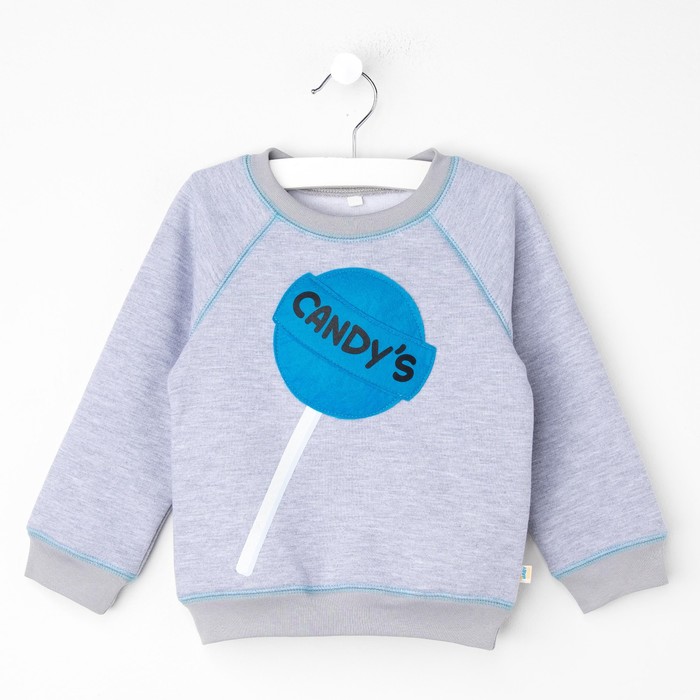 Толстовка для мальчика, рост 92 см, цвет серый К-ТЛ-350А_М