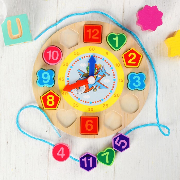 Сортер "Разноцветные часики. Тигрёнок"