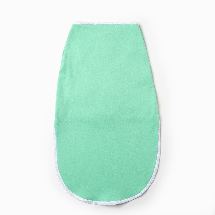 Пеленка-кокон на липучках, рост 50-62 см, цвет салатовый 1173