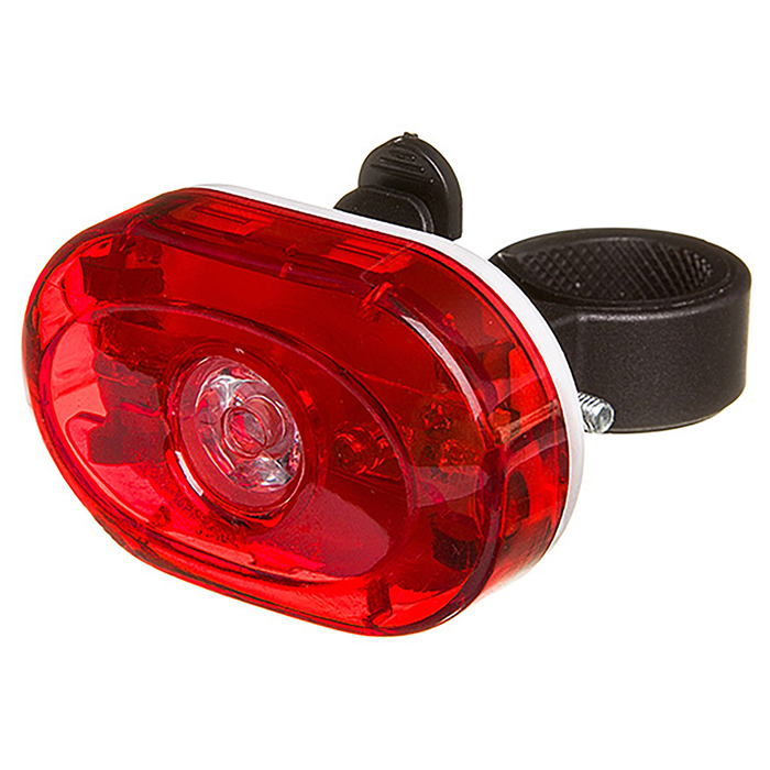 Фонарь велосипедный задний STG TL5361, 5 красных диода