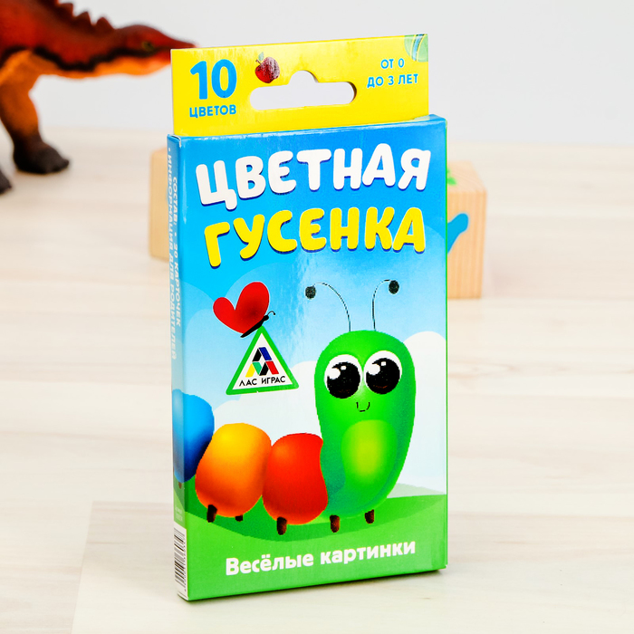 Игра развивающая "Цветная гусенка"