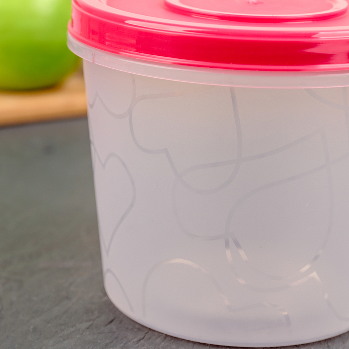 Комплект емкостей для продуктов с завинчивающейся крышкой , 2 шт: 400 мл, 700 мл