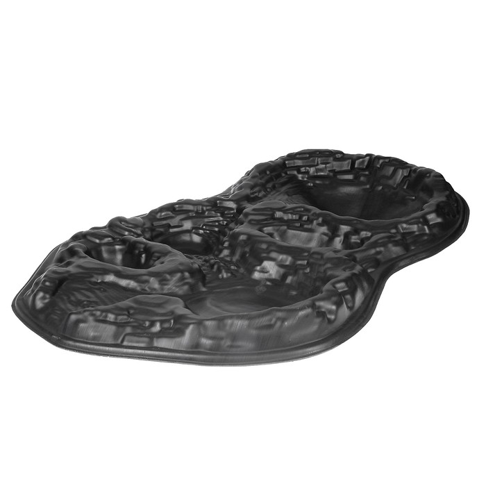 Ручеёк пластиковый, 128 х 84 см, чёрный