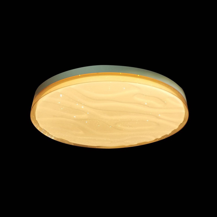 Светильник "Волны" 81Вт LED ПДУ коричневый 50x50x7,5см