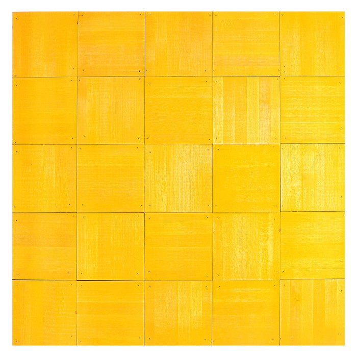 Фотофон из натурального дерева "Жёлтый", 50х50см