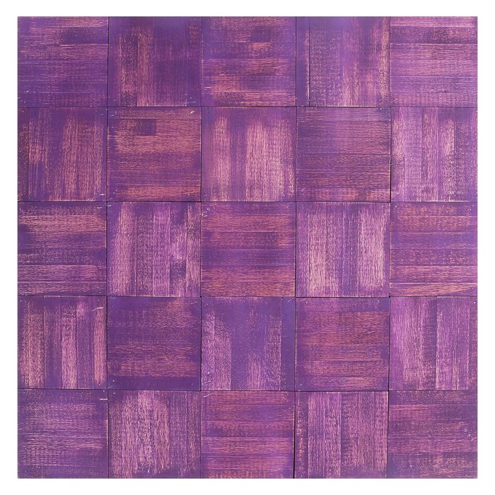 Фотофон из натурального дерева "Фиолетовый", 50х50см