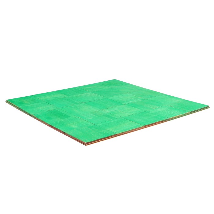 Фотофон из натурального дерева "Зелёный", 50х50см