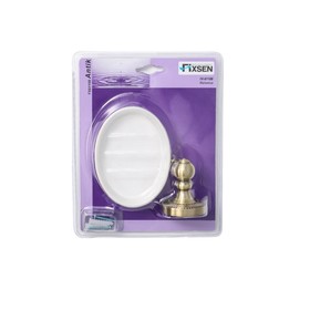 

Мыльница керамика Fixsen FX-61108, бронза