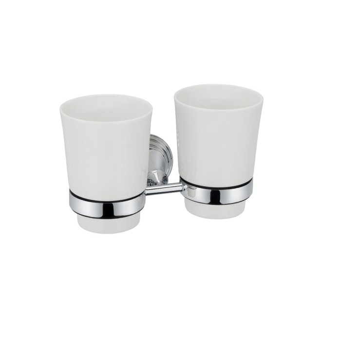 Подстаканник двойной Fixsen FX-71607, хром