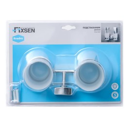 

Подстаканник Fixsen FX-61307, двойной, хром