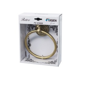 

Полотенцедержатель Fixsen FX-83811, кольцо, бронза