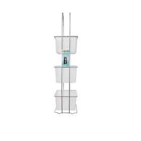 

Этажерка Fixsen GR-810-3, прямоугольная, трёхэтажная, цвет хром/белый
