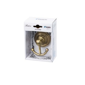 

Крючок двойной Fixsen FX-83805, бронза