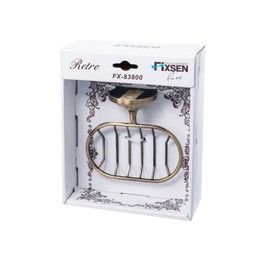 

Мыльница-решётка Fixsen FX-83809, бронза