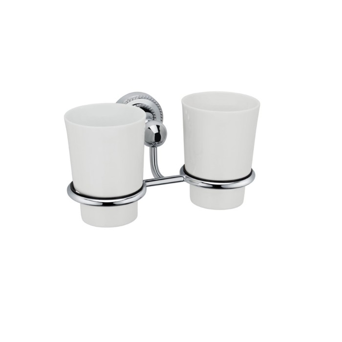 Подстаканник двойной Fixsen FX-41107, хром