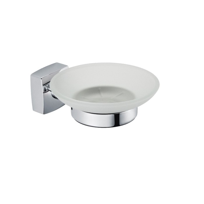 Мыльница стекло Fixsen FX-61308, хром