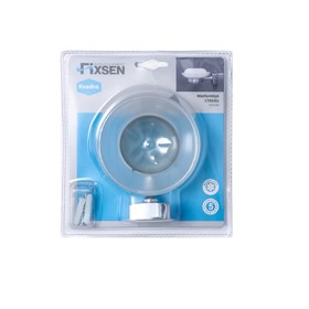 

Мыльница Fixsen FX-61308, стеклянная, хром