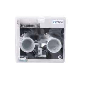 

Подстаканник Fixsen FX-11107, двойной, хром