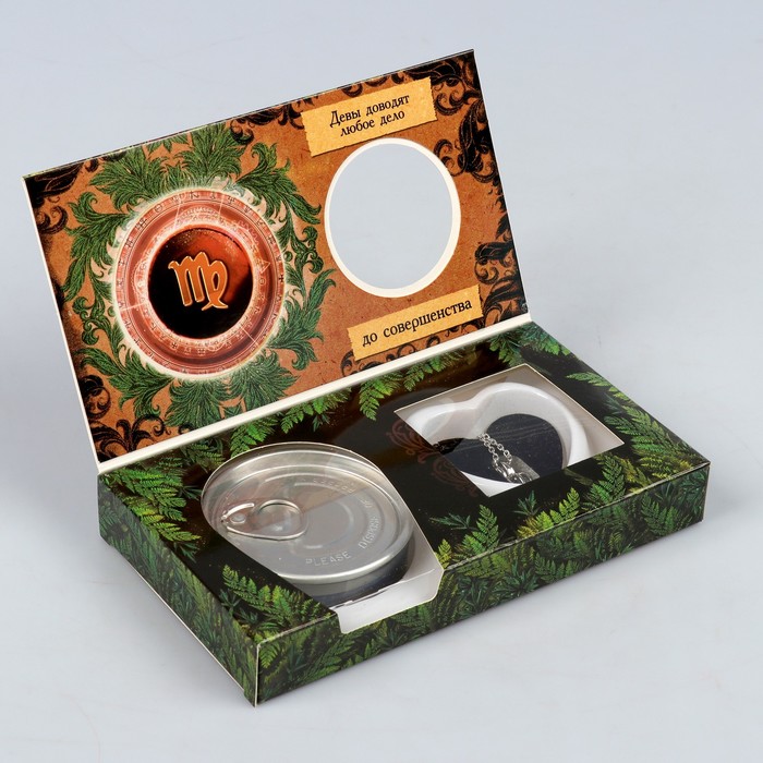 Жемчужина желаний "Зодиак-дева" (цепочка 45 см+кулон)