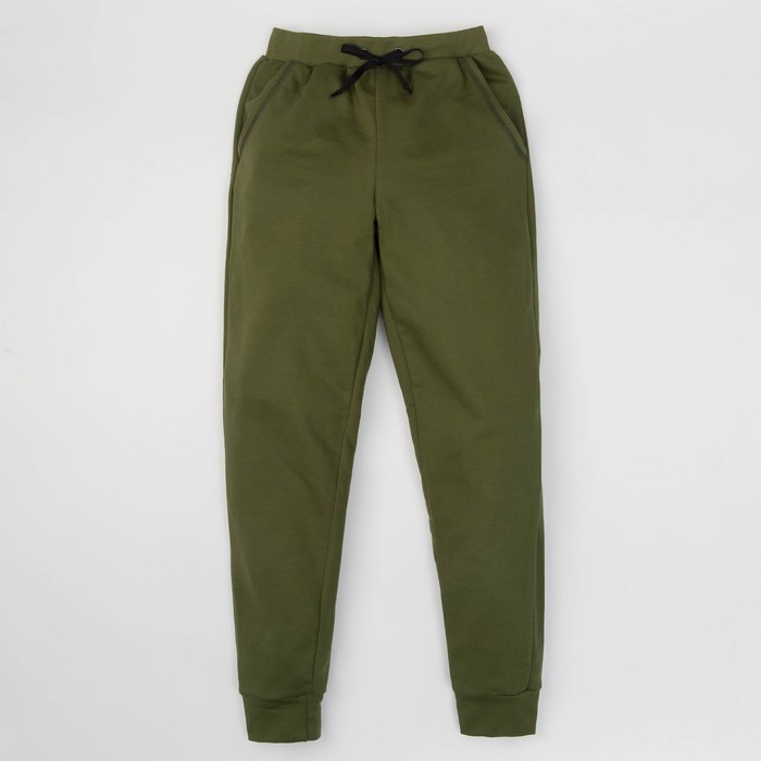 Брюки, хаки, р-р 38 (146-152см) 11-12л., 100% хлопок