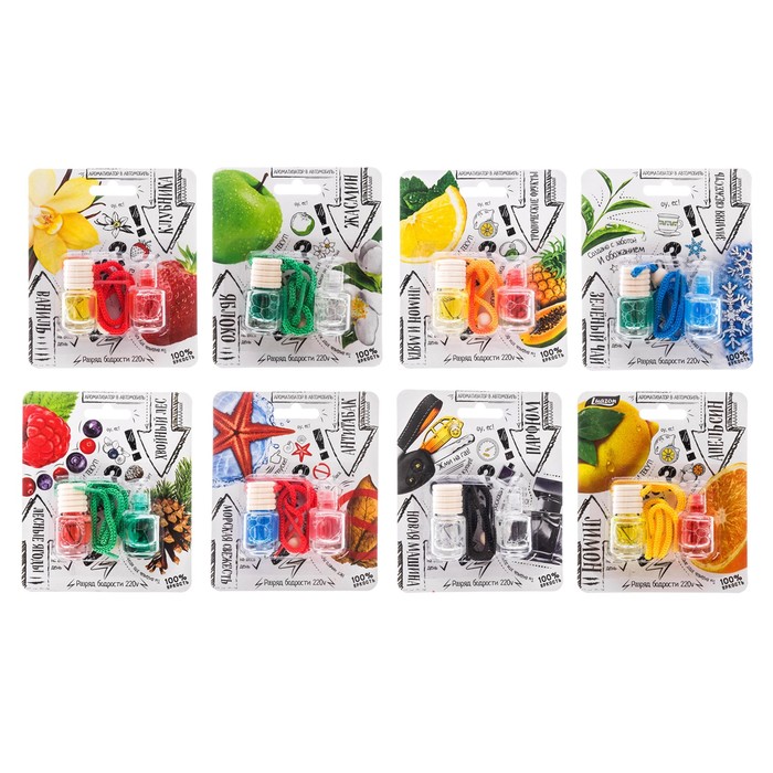 Ароматизатор подвесной со сменным блоком МИКС