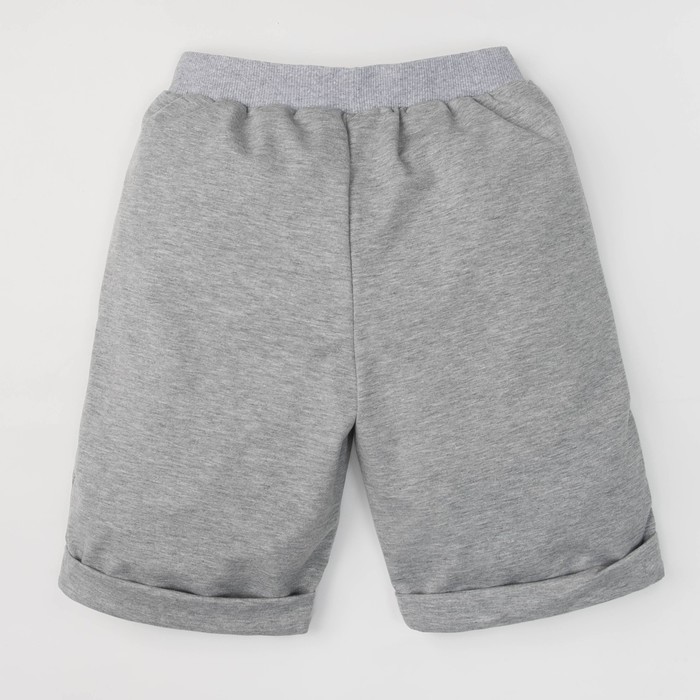 Шорты, серые, р-р 34 (122-128см) 7-8л 100% хл