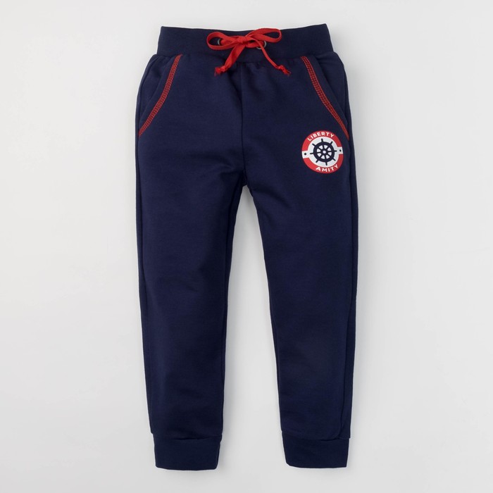 Брюки, син, р-р 32 (110-116см) 5-6л 80 % хл, 20 % п/э