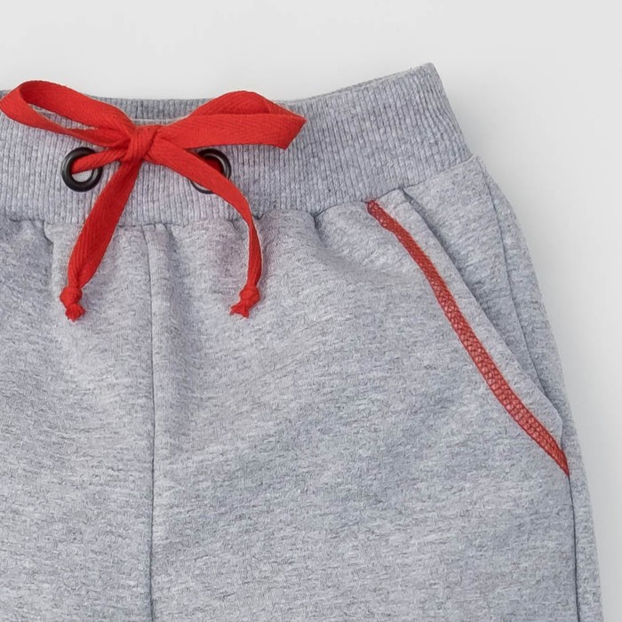 Брюки, меланж, р-р 32 (110-116см) 5-6л 80 % хл., 20 % п/э