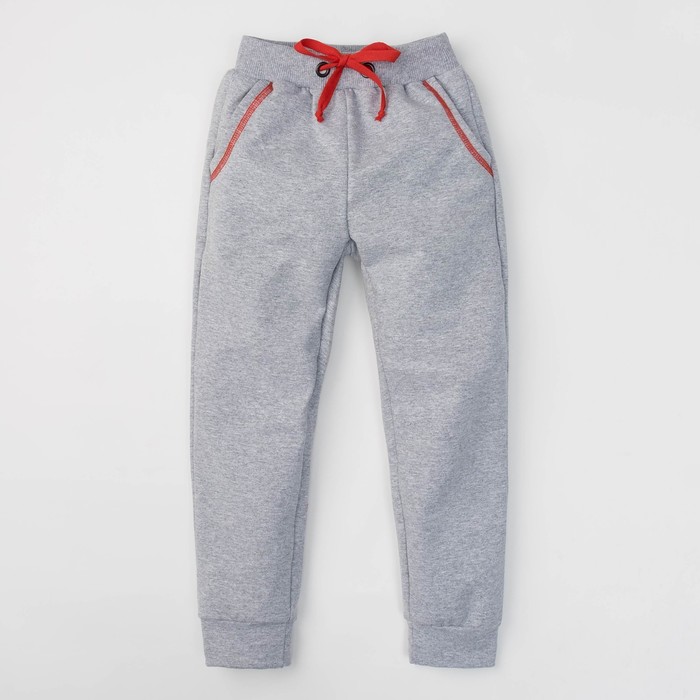 Брюки, меланж, р-р 36 (134-140см) 9-10л 80 % хл., 20 % п/э