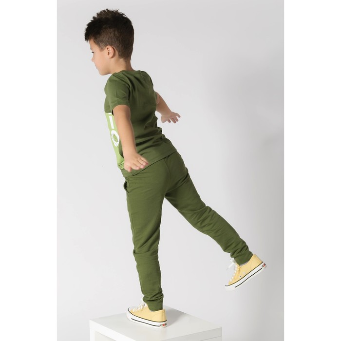 Брюки, хаки, р-р 32 (110-116см) 5-6л 100% хл